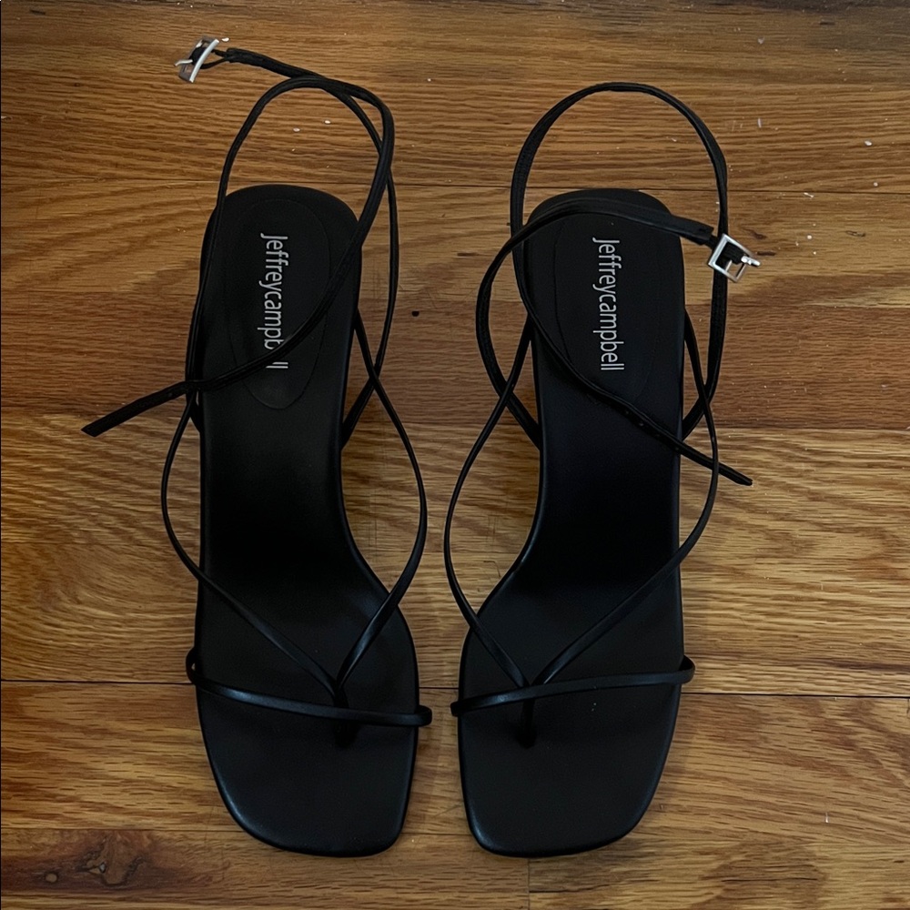 Jeffrey Campbell Elegant Black Strappy Heels